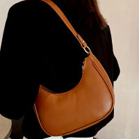 Bolso De Hombro En Forma De Silla Para Mujer De Cuero PU De Color Sólido Bolso Clutch Mensajero underneath Moda Bolsos De Mano - details 2
