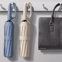Paraguas Automático Resistente Al Viento Y Sol Con Protección UV Grande Plegable Para Hombres Y Mujeres Paraguas De Lluvia Con 72 Costillas - details 11