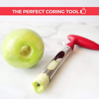 Cortador De Manzanas Y Peras De Acero Inoxidable Premium Herramienta Para Quitar La Semillas Y El Centro De Frutas Y Verduras Para Cocina - details 4