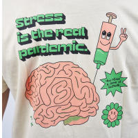 Superb-Camiseta de manga corta y cuello redondo Real Pandemic SO-SPRB02C para Hombre