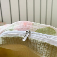 Juego de Funda Nórdica 4 Piezas-Ropa de Cama Algodón Lavado con Jacquard Elegante-Tacto Extra Suave, Varios Tamaño Disponible - details 4