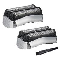 Cabezal de repuesto para afeitadora Braun Series 3, 21S, 32S, 320S-4, 330S-4, 340S-4, 350CC-4, 2 piezas, 21S - details 0