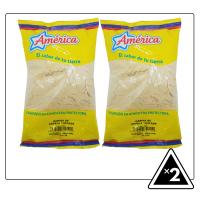 2 PAQUETE  HARINA DE ARVEJA TOSTADA 500G.AMERICA - details 0