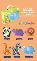 Juguete De Rompecabezas Creativo Para Niños De 3 a 6 Años Caja De Regalo Portátil Con Seis En Uno Regalo De Cumpleaños Compartido - details 5