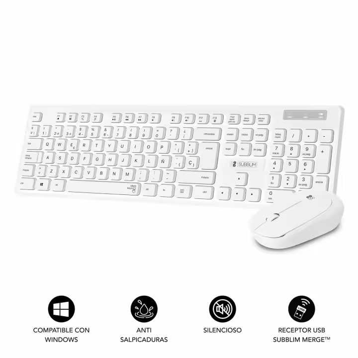 Teclado con ratón Combo Business Slim Silencioso Inalámbrico - 1