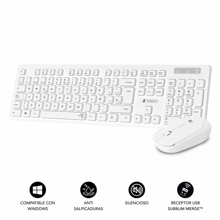 Teclado con ratón Combo Business Slim Silencioso Inalámbrico - 1