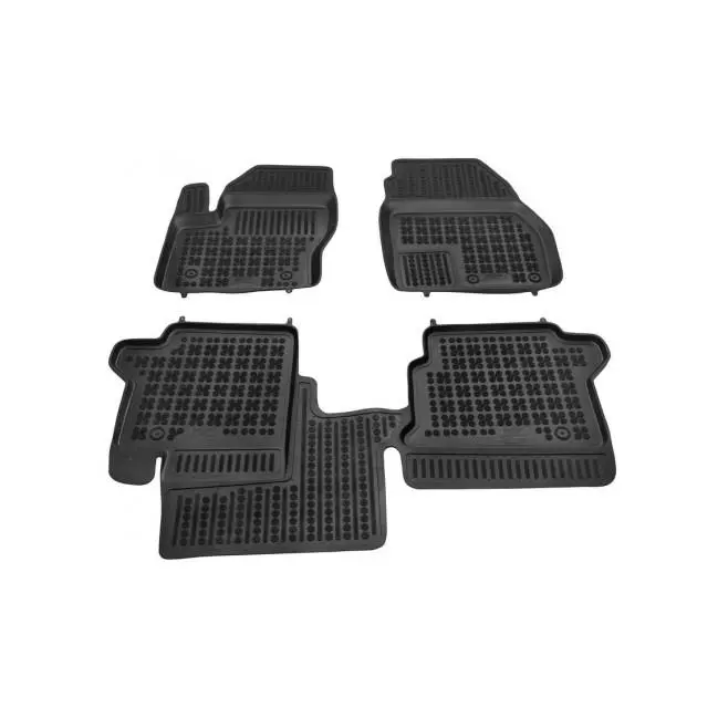 Rezaw Plast Alfombrilla caucho 3D premium  apto para Ford GRAND TOURNEO CONNECT II 2013 - 2022, TRANSIT CONNECT II 2013 - 2023 - 1