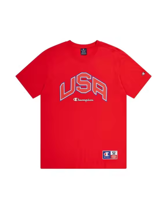 Camiseta Champion Roja Usa Legacy Printed Logo Tee - 1