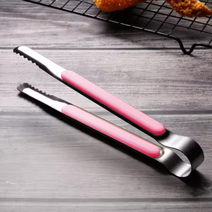 Pinzas De Barbacoa Profesionales En Acero Inoxidable 10 Pulgadas Accesorios De Cocina Pinza De Alimentos Para Pescado Y Verduras - 1