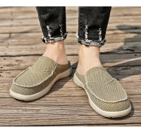Zapatillas De Verano Para Hombre Clásicas Al Aire Libre Zapatillas De Lazo Ligero Transpirable Pantuflas Casuales Para Interior Material Superior De Lona Suela EVA Talla Verdadera - details 14