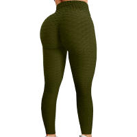 Leggings De Yoga Para Mujer Fitness Running Cintura Alta Slim Pantalones Deportivos Push up Secado Rápido Gimnasio Correr Trabajo Largo - details 13
