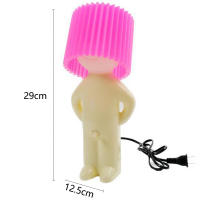 Lámpara Nocturna Creativa De Diseño Para Mesa De Hotel En Forma De Niño Malo Luz De Mesa Con Interruptor E14 Bajo Requiere Luz LED Incluida Decoración Para Dormitorio - details 6