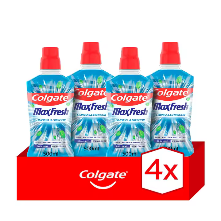 ENJUAGUE COLGATE MAX FRESH 500 ML. Pack de 4 - 1