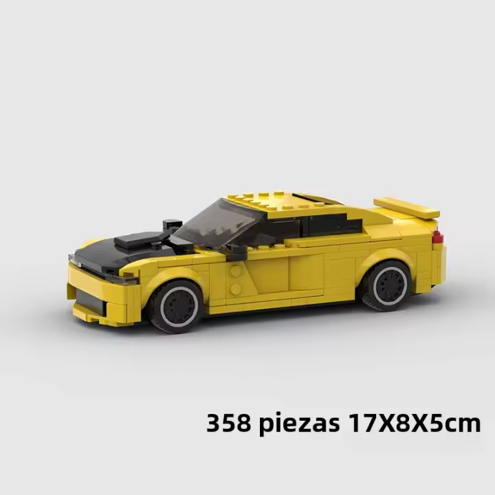 Modelo De Coche De Carreras Roadster Para Niños Bloques De Construcción Pequeños Compatible Con MOC Rompecabezas DIY Regalos De Juguetes - 1