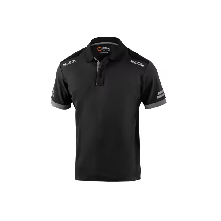 POLO TW TALLA M NEGRO/GRIS - 1