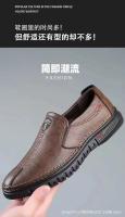 Zapatos De Cuero Para Hombre Mocasines Sueltos Antideslizantes Transpirables Para Conducir Y Trabajar En Oficina Y Caminar - details 7