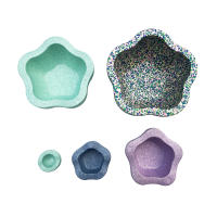 Piedras De Equilibrio Para Niños Juego De Entrenamiento De Equilibrio Antideslizantes Forma De Flor Stackables Para Promover Las Habilidades De Coordinación - details 13