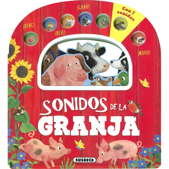 Libro SONIDOS DE LA GRANJA Editorial SUSAETA Tapa dura - 1