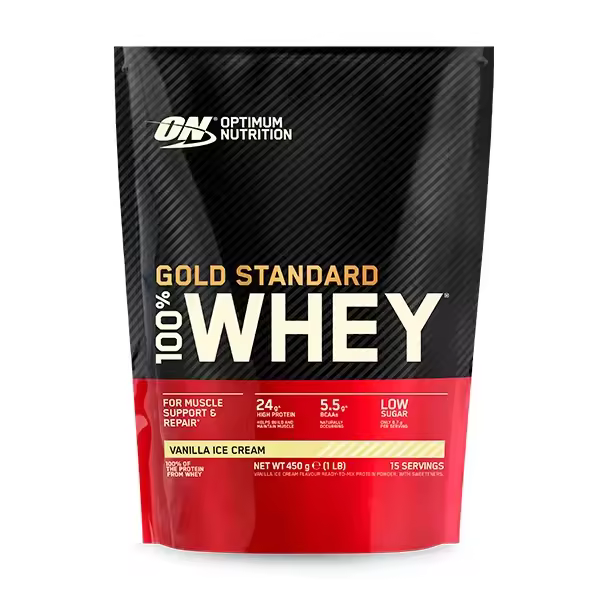 Optimum Nutrition - 100% Whey Gold Standard 465 g - Proteína de alta calidad - Baja en azúcar -  Sabor: Chocolate - 1