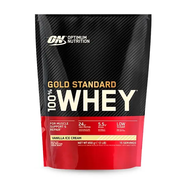 Optimum Nutrition - 100% Whey Gold Standard 465 g - Proteína de alta calidad - Baja en azúcar -  Sabor: Chocolate - 1