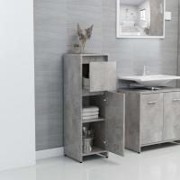 vidaXL Armario de baño contrachapada gris hormigón 30x30x95 cm - details 2