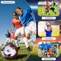 Bola De Fútbol Oficial Tamaño 5 Para Partidos Y Entrenamiento PVC Suave Tejido Máquina Adecuado Para Juegos Al Aire Libre - details 21