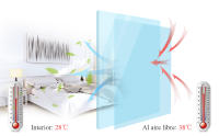 Timits Vinilo Pet Película Adhesiva Lámina de Espejo Reflectante Ventanas Cristal Unidireccional Protector de Privacidad Anti UV y Anti IR 40 * 400cm - details 5