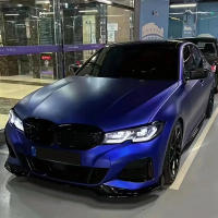 Película De Embalaje Para Coche Premium Mate Cromo Metálico Azul Autoadhesiva Con Válvula De Aire Para DIY Decoración De Automóviles - details 0