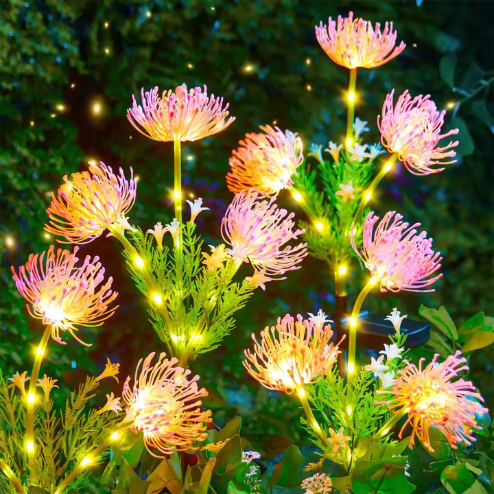 Lámpara Solar LED Impermeable IP65 Para Jardín Iluminación De Paisaje Exterior Para Camino Jardín Prado Atrás De La Casa Decoración Flor - 1