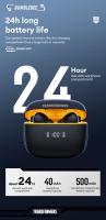 Auriculares Inalámbricos Transformers TF-T27 Bluetooth 5.4 Con Cancelación De Ruido Activa Latencia Baja Sonido HiFi Estéreo Para Música Y Deporte - details 10