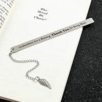 Marcapáginas De Acero Inoxidable Elegante Para Amantes De Los Libros Regalo Para Profesores Y Estudiantes Suministros Escolares Marcador De Lectura - details 7