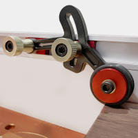 Guías De Acción Unidireccional Para Tallado En Madera Herramienta Auxiliar De Seguridad Anti Rebound Precisión Cortada Limpia Placa De Localización De Plata Aluminio - details 10
