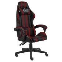 vidaXL Silla gaming de cuero sintético negro y en color Azul/orange/Verde y más | cómodas modernas ergonómicas para comedor cocina salón hogar - details 6