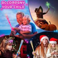 12/24Pcs LED Stick Colorido Fibra Luz Nocturna Juguete LED Para Fiesta Noche Propiedades Regalo De Cumpleaños Boda Navidad - details 8
