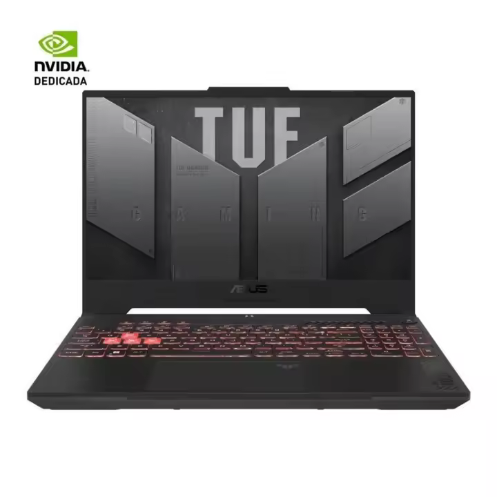 Portátil Gaming Asus TUF Gaming A15 TUF507NUR-LP110 Ryzen 7 7435HS/ 16GB/ 512GB SSD/ GeForce RTX 4050/ 15.6"/ Sin Sistema Operativo - 1
