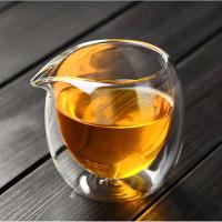 Taza De Té Chino Arshen Hecha a Mano 200ml De Vidrio Resistente Al Calor Con Doble Capa Para Café Y Té Con Aislamiento De Calor - details 11