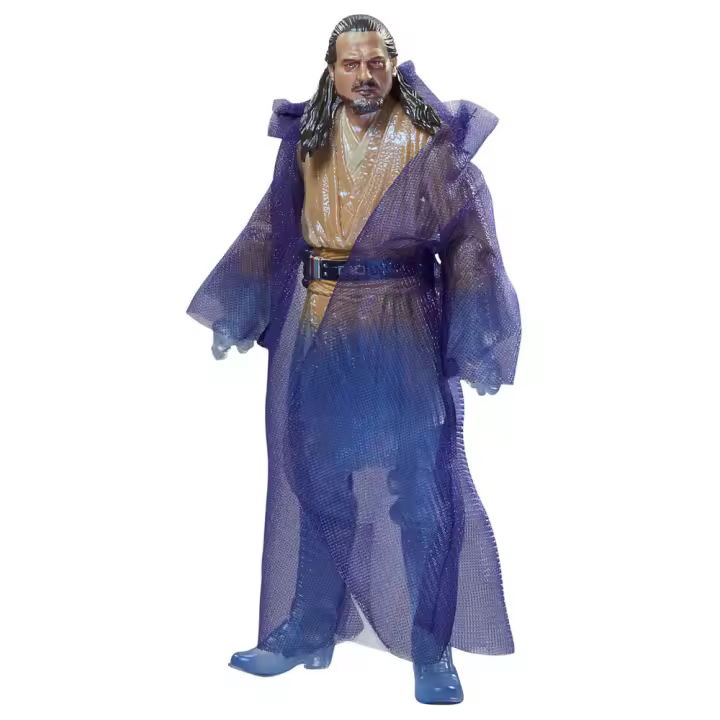 Figura Qui-Gon Jinn Obi-Wan Kenobi Star Wars 15cmFigura  Coleccionable - Idea de Regalo- Mercancia Oficial - Juguetes para Niños y Adultos - Movies Fans - Muñeco para Coleccionistas y Exposición - 1