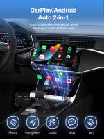 Lemorele Wireless CarPlay Adapter for Apple iPhone - Plug & Play Wireless Android Auto Dongle CarPlay Adapter - USB C/A Converts Wired to Wireless - No Latency from iOS 10+, Android 11+ to Screen - details 1