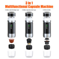 Máquina de café portátil 3 en 1 con manual, cápsulas de y café molido. Compacta y conveniente para uso en casa o viajes.Cafetera portátil Máquina de espresso Prensa manual Cápsula de café molido Portátil para viajes y picnic - details 10