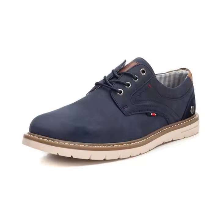 Zapatos Refresh De Piel Vegana Hombre Color Azul - 1