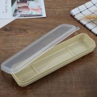 Caja De Comedor Portátil Multicolor Con Cubierta Transparente Estuche De Alimentos Ecológico Para Estudiantes Y Hogar Incluye Cuchillo Fork Cuchara - details 9