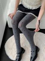 Medias Gris Amor De Veludo Delgado Para Mujer 80 Gramas Tallas Variadas Para Primavera Y Otoño Medias Oscaras De Lujo - details 2