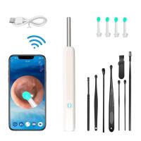 Ear Wax Removal Tool, Spade Ear Cleaner with Ear Camera, 1296P Ear Scope, Earwax Remover Picker with 3 Ear Scoops, Ear Pick with 6 LED Ligh - details 1