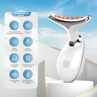 Masajeador Facial, Intelligent LED Masajeadores Faciales, 3 Modes Masajes, 45°C Massaggiatore Facciale Elettrico Raschiante, Rassodante e Liftante - details 1
