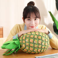Muñeco De Peluche De Piña Tamaño 48cm Suave Y Realista Almohada De Descanso Para Niñas Decoración Del Hogar Juguete Para Niños - details 10