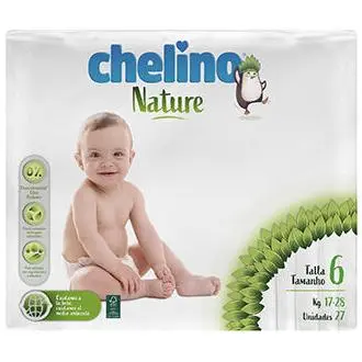 Chelino Pañal Infan Nature T6 17-28K 27U - 1