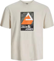 [Talla L] Jack & Jones Hombre Pack 2 Camisetas de Algodón  logo estampado Moda Casual Informal Primavera Verano 256682 - details 2