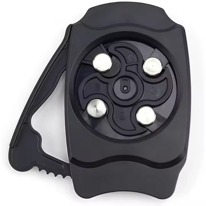 Abrelatas de cerveza: abrelatas multifuncional de aluminio, con clips para tapas de latas de refresco y corte lateral manual de borde liso para cerveza. - 1