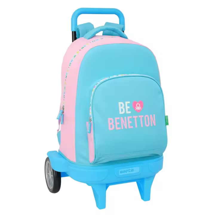 Mochila Grande con Ruedas Compact Evol. Ext. Benetton "Unique" 33X45X22Cm (Safta 612552218) - 1