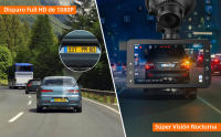 Dash CAM Coche, 1080P FHD Dash CAM con Pantalla IPS de 3", Gran Angular de 176°, Cámara para Coche con Tarjeta SD 32G, Visión Nocturna, Grabación en Bucle, Modo Estacionamiento, Sensor G, WDR - details 2